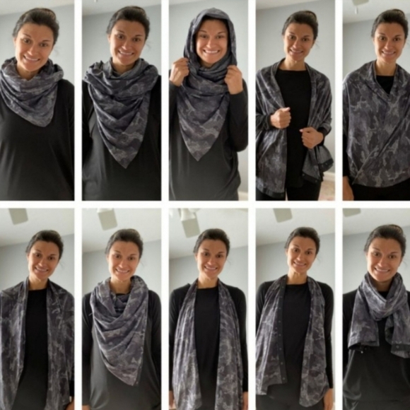 Nwt Lululemon Customizable Snap Scarf - Picture 7 of 9